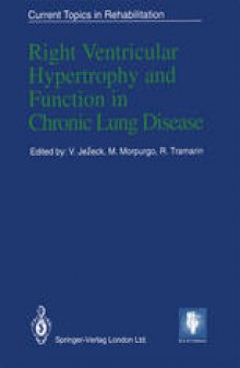 Right Ventricular Hypertrophy and Function in Chronic Lung Disease