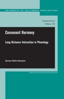 Consonant Harmony: Long-Distance Interactions in Phonology  