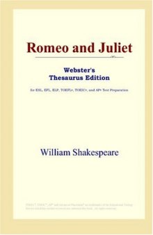 Romeo and Juliet (Webster's Thesaurus Edition)
