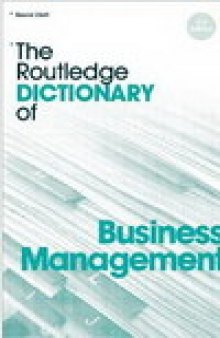 The Routledge Dictionary of Business Management