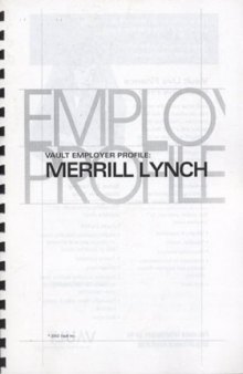 VEP: Merrill Lynch 2003 (Vault Employer Profile)