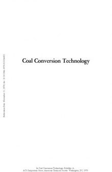 Coal Conversion Technology. Problems and Solutions