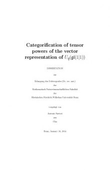 Categorification of tensor powers of the vector representation of Uq(gl(1|1)) (draft)