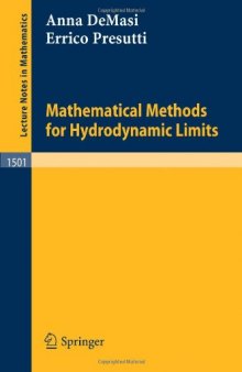 Mathematical Methods for Hydrodynamic Limits