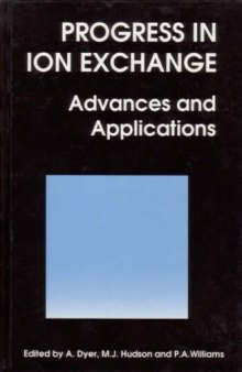 Progress in Ion Exchange: Advances and Applications  