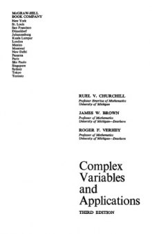 Complex Variables and Applications, 3rd Edition