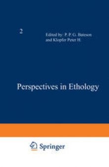 Perspectives in Ethology: Volume 2