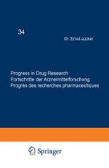 Progress in Drug Research / Fortschritte der Arzneimittelforschung / Progrès des recherches pharmaceutiques