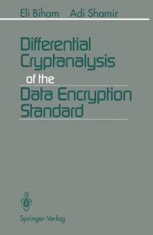 Differential Cryptanalysis of the Data Encryption Standard