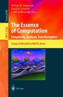 The Essence of Computation: Complexity, Analysis, Transformation