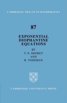 Exponential diophantine equations