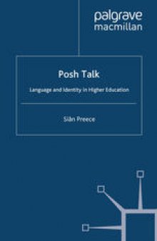 Posh Talk: Language and Identity in Higher Education