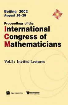 Proceedings of the international congress of mathematicians. Beijing 2002