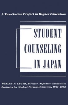 Student Counseling in Japan: A Two-Nation Project in Higher Education