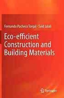 Eco-efficient construction and building materials