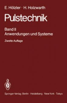 Pulstechnik: Band 2: Anwendungen und Systeme