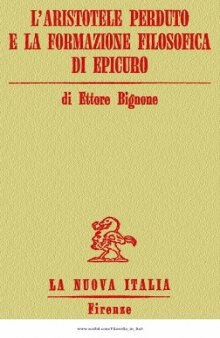 L'Aristotele perduto e la formazione filosofica di Epicuro