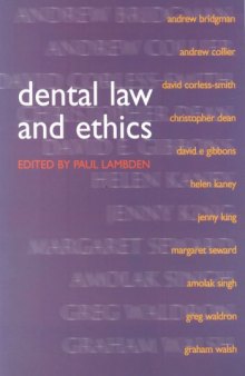 Dental Ethics And Laws