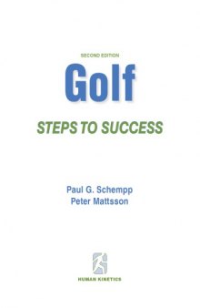 Golf : steps to success