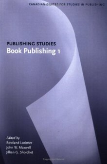 Publishing Studies: Book Publishing 1