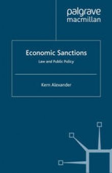 Economic Sanctions: Law and Public Policy