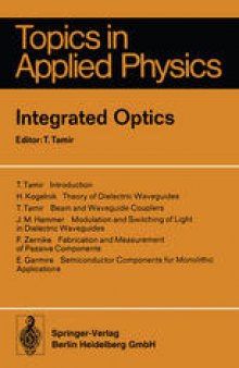 Integrated Optics