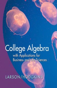 College algebra : with applications for business and the life sciences : Instructor's annotated edition