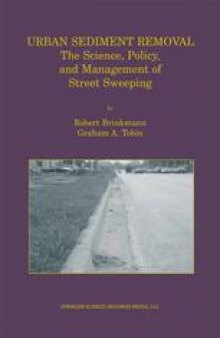 Urban Sediment Removal: The Science, Policy, and Management of Street Sweeping