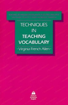 Techniques in teaching vocabulary