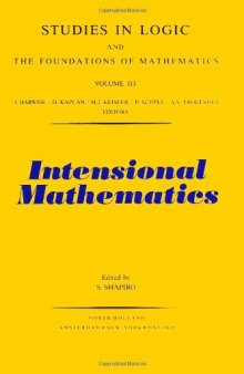 Intensional Mathematics