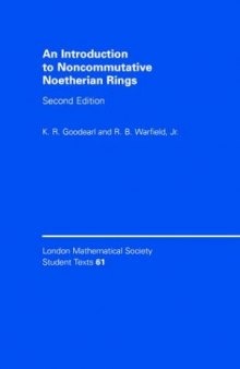 An Introduction to Noncommutative Noetherian Rings 