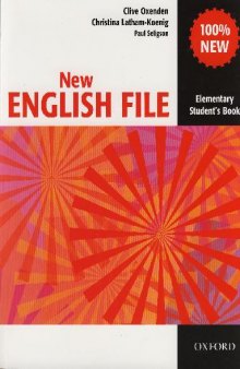 New English File Elementary libro inglese con lettura Student Book