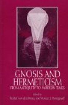 Gnosis and Hermeticism from Antiquity to Modern Times (S U N Y Series in Western Esoteric Traditions)
