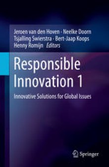 Responsible Innovation 1: Innovative Solutions for Global Issues