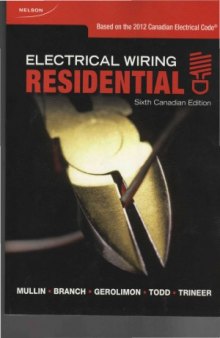 Electrical Wiring Residential, Sixth Canadian Edition