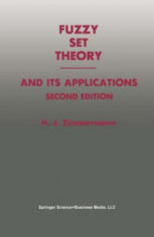 Fuzzy Set Theory — and Its Applications