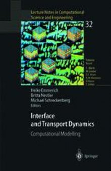 Interface and Transport Dynamics: Computational Modelling