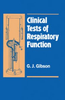 Clinical Tests of Respiratory Function