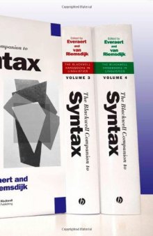 The Blackwell Companion to Syntax  5 Volume Set
