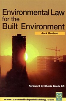 Environmental Law  Techiques for the Built Environment