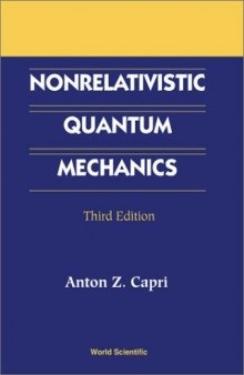 Nonrelativistic Quantum Mechanics