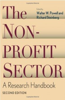 The Nonprofit Sector: A Research Handbook, Second Edition