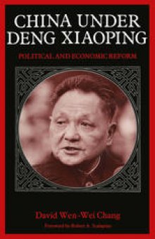 China under Deng Xiaoping: Political and Economic Reform