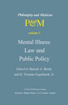 Mental Illness: Law and Public Policy