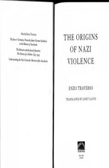 The Origins of Nazi Violence  