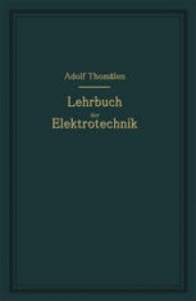 Kurzes Lehrbuch der Elektrotechnik