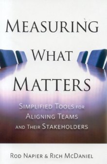 Measuring What Matters: Simplified Tools for Aligning Teams and Their Stakeholders