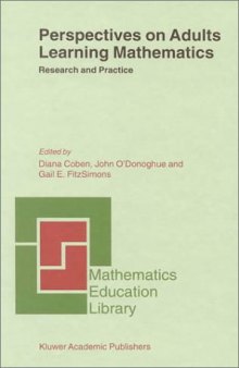 Perspectives on Adults Learning Mathematics: Research and Practice