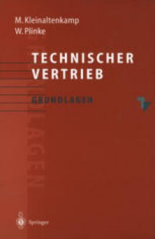 Technischer Vertrieb: Grundlagen