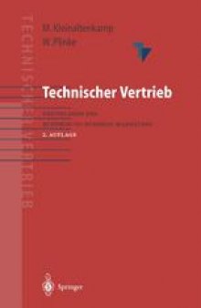 Technischer Vertrieb: Grundlagen des Business-to-Business Marketing